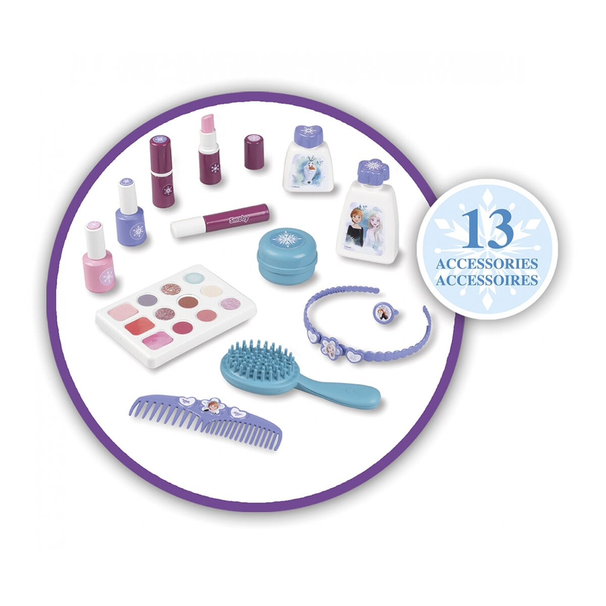 Sminkset för barn Smoby FROZEN BEAUTY SUITCASE Multicolour - 3