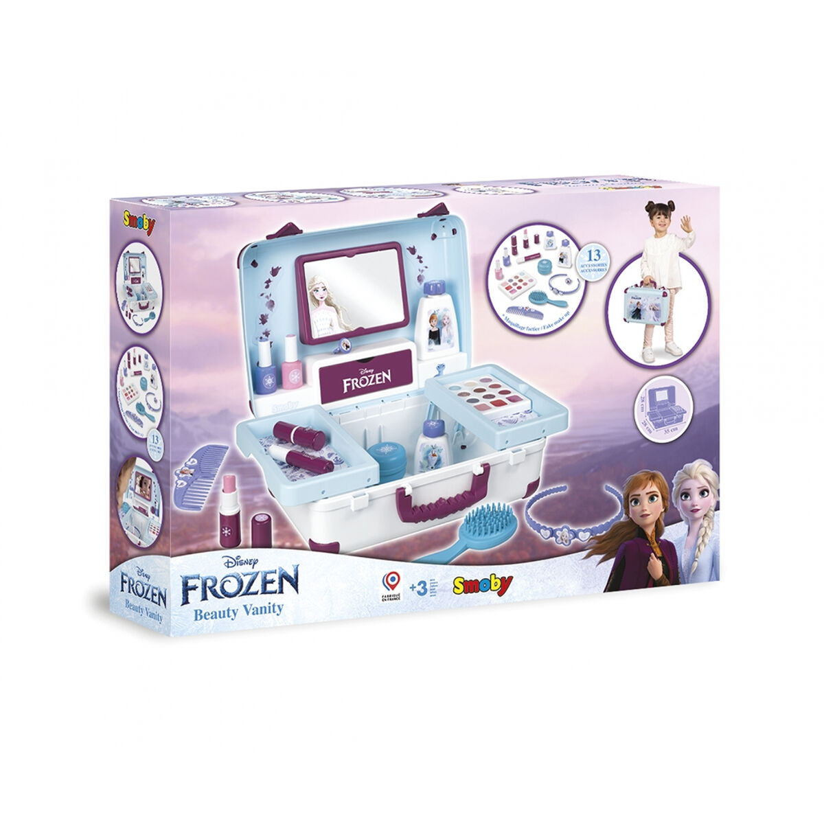 Sminkset för barn Smoby FROZEN BEAUTY SUITCASE Multicolour - 2