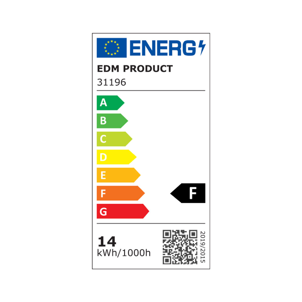 LED Tub EDM 31196 E F 30 W 14 W G13 T8 1510 Lm Ø 2,6 x 90 cm - 4