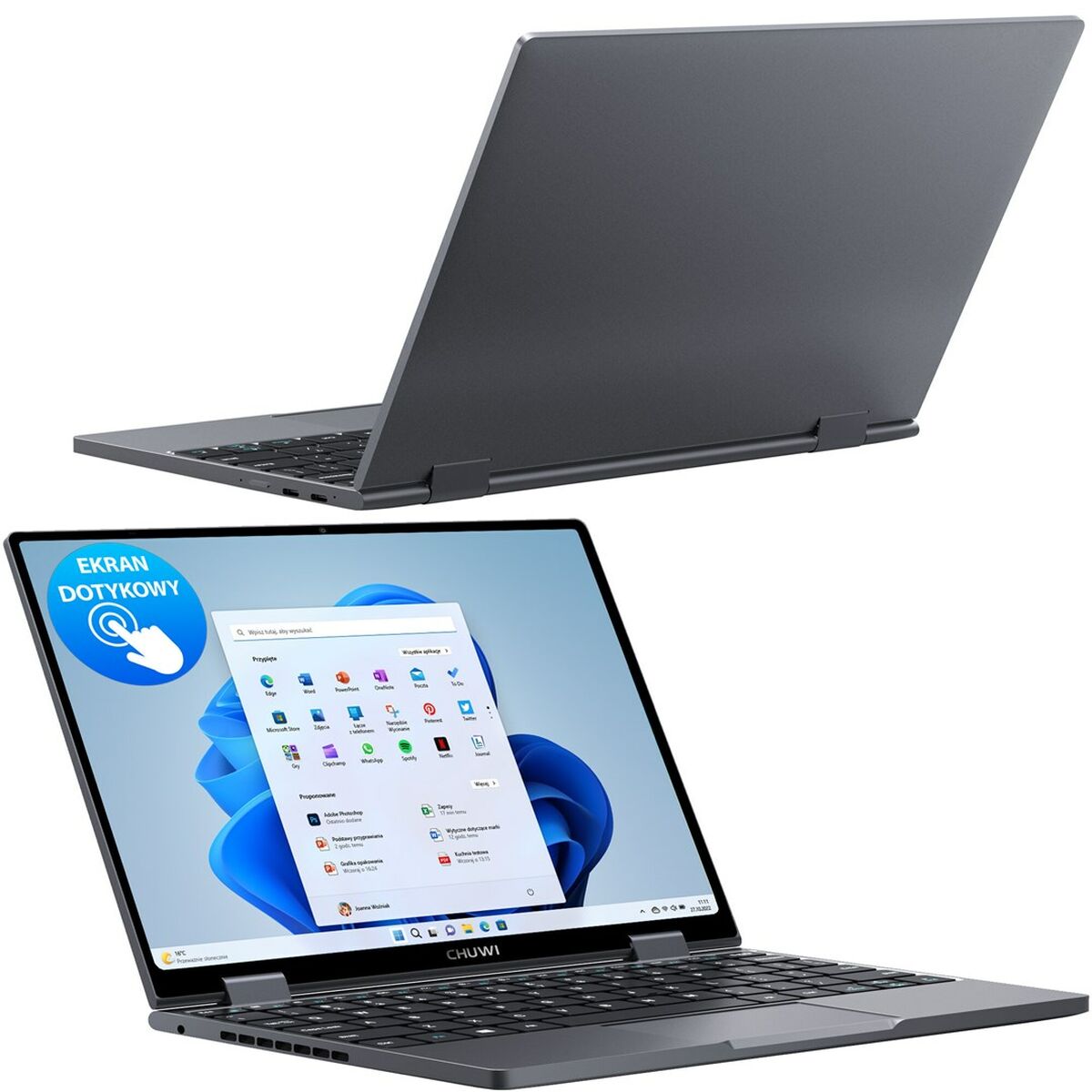 Bärbar dator Chuwi MiniBook-X-2023-K2-SR 12 GB RAM 512 GB SSD