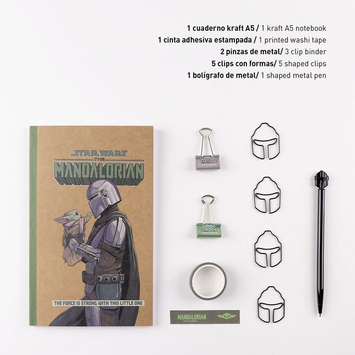 Brevpapper Set The Mandalorian 10 Delar Grön - 2