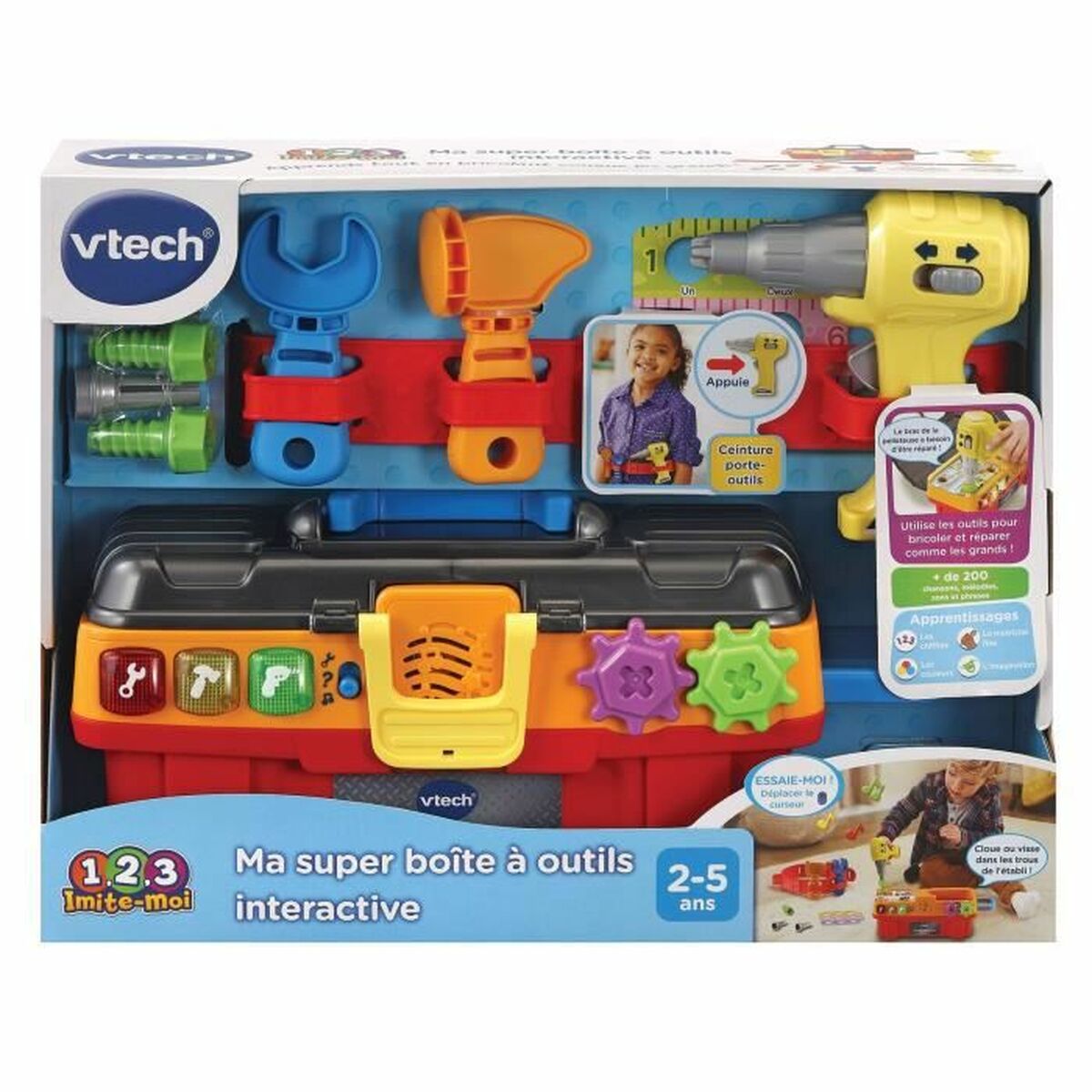 Verktygssats för barn Vtech My Great Interactive Toolbox - 3