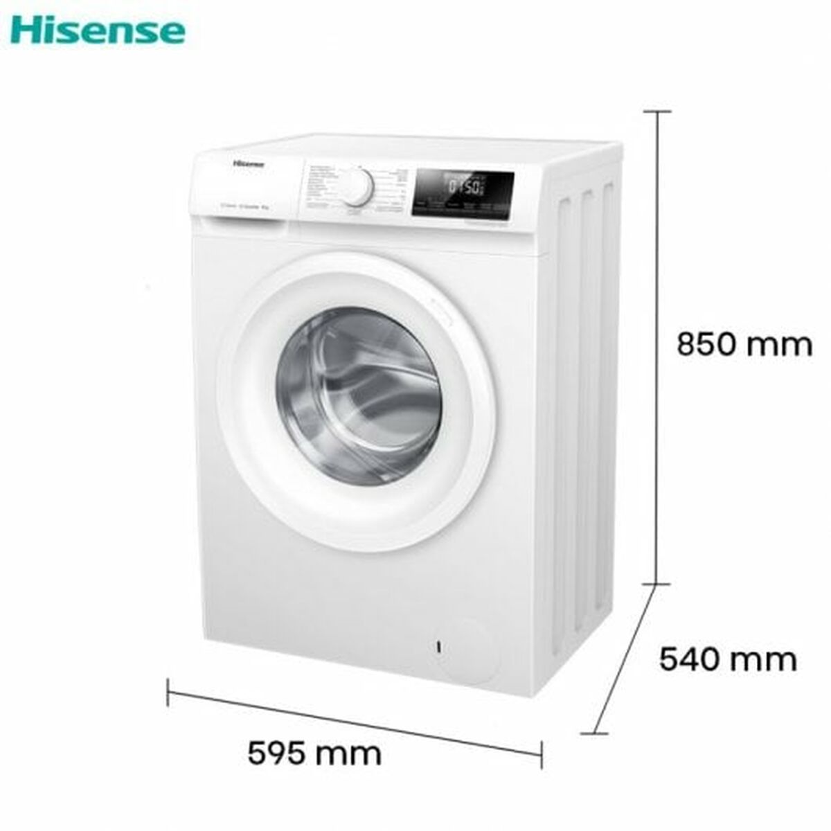 Tvättmaskin Hisense WFQP801419VM 1400 rpm 8 kg - 6