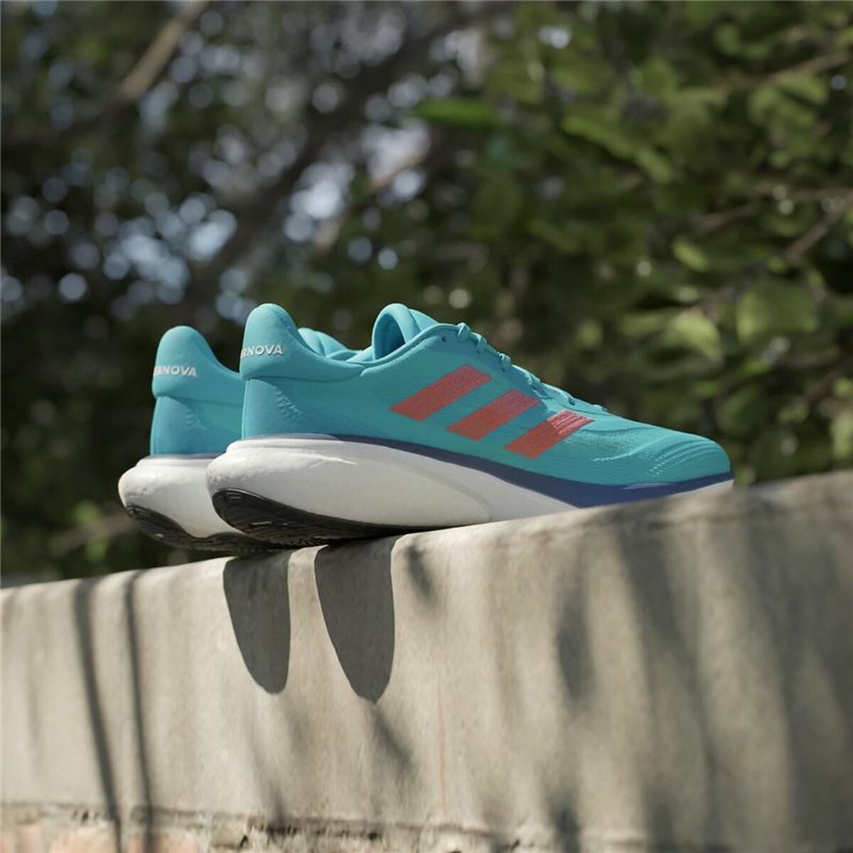 Löparskor, Vuxna Adidas Supernova 3 Turkos - 4