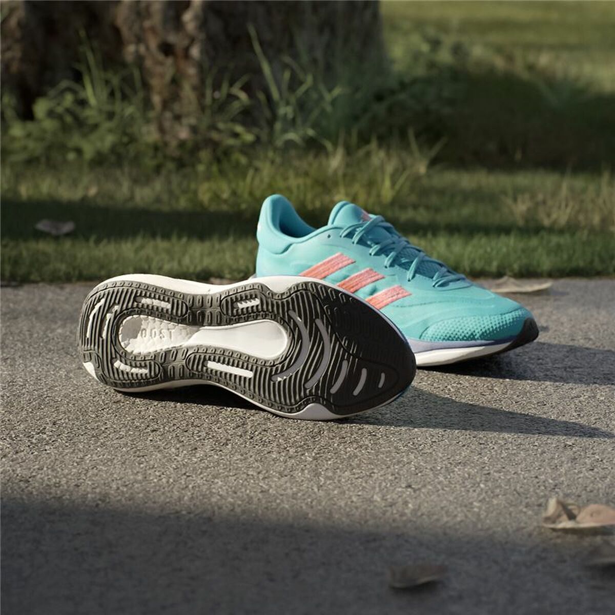 Löparskor, Vuxna Adidas Supernova 3 Turkos - 3
