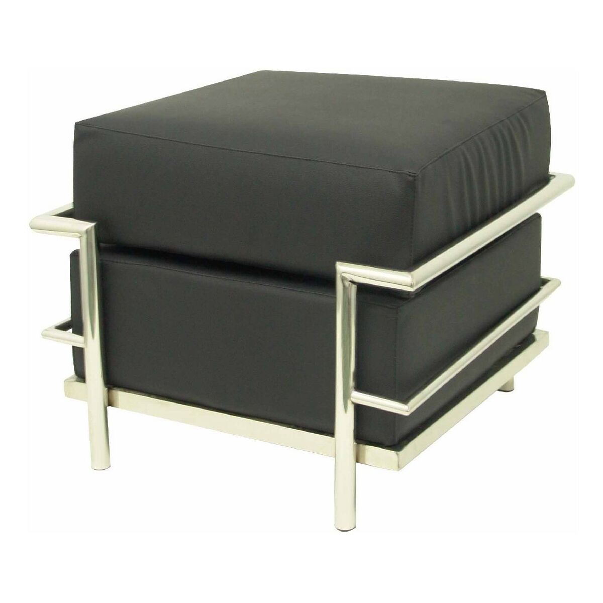 Fotpall Piqueras y Crespo 57PSPNE Svart Läderimitation - 6