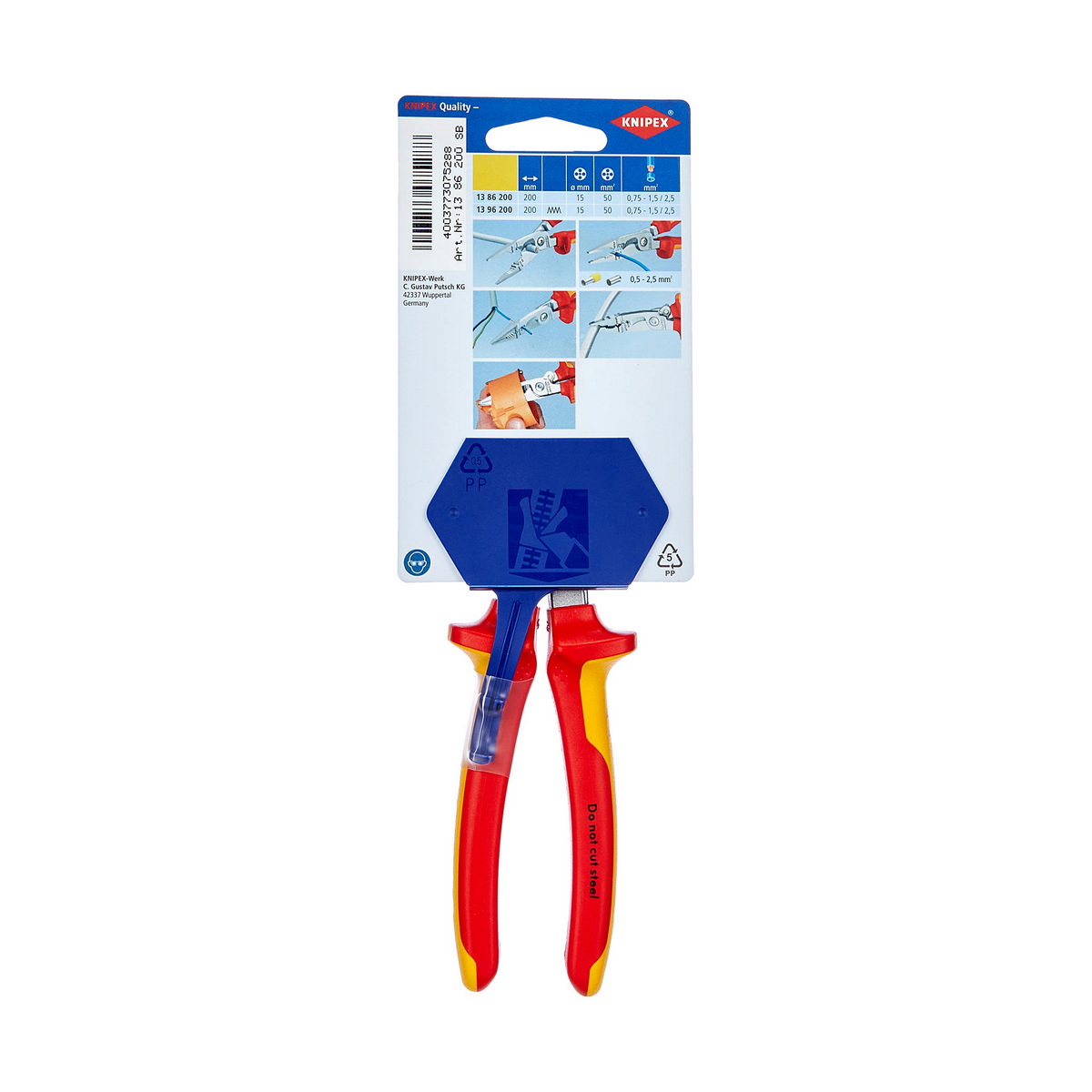 Avbitartång Knipex 200 x 85 x 20 mm - 4