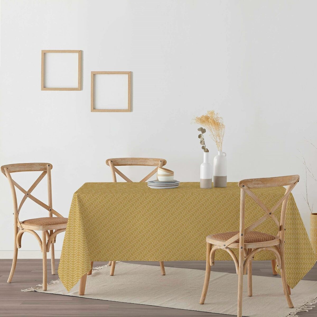 Fläckresistent bordsduk i harts Belum 220-21 Multicolour 150 x 150 cm - 3