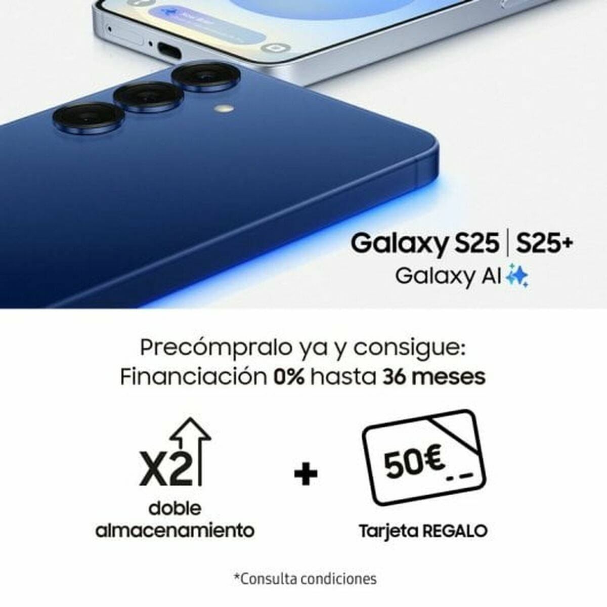 Smartphone Samsung Galaxy S25 Plus 6,7" Qualcomm Snapdragon 8 Elite 12 GB RAM 256 GB - 2