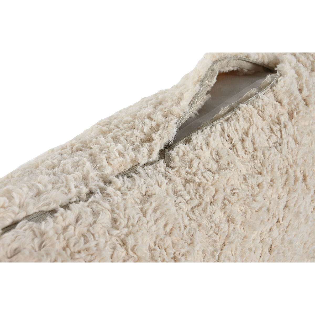 Kudde Home ESPRIT Beige Boho 45 x 45 cm - 3