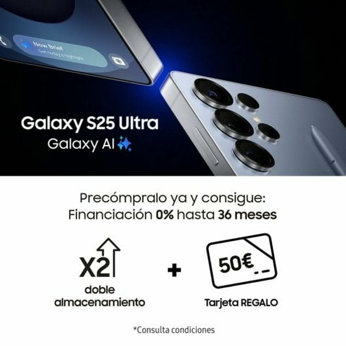 Smartphone Samsung Galaxy S25 Ultra 6,9" Qualcomm Snapdragon 8 Elite 12 GB RAM 512 GB Grå - 2