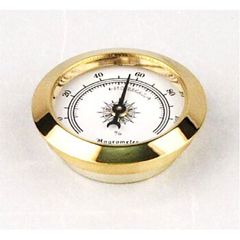 Hygrometer diam 50mm mässing