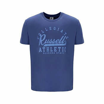 T-shirt med kortärm Russell Athletic Amt A30211 Blå Män