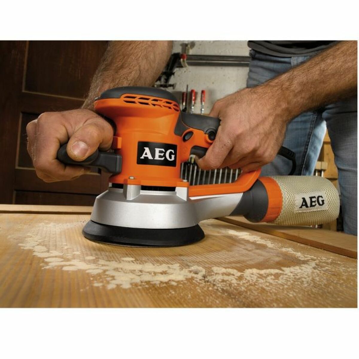Omloppsslipmaskin AEG EX150ED-SET 150 mm - 2