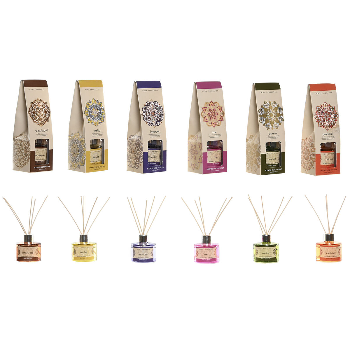 Luftrenare Home ESPRIT Mandala 100 ml (6 antal)