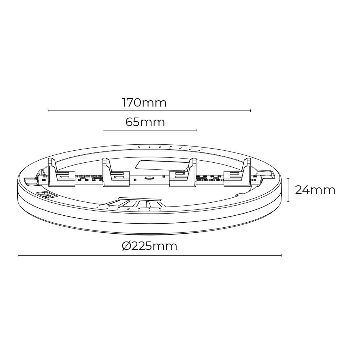 Downlight LED EDM 31508 F 20 W 2050 Lm Justerbar (3200-6400 K) - 8