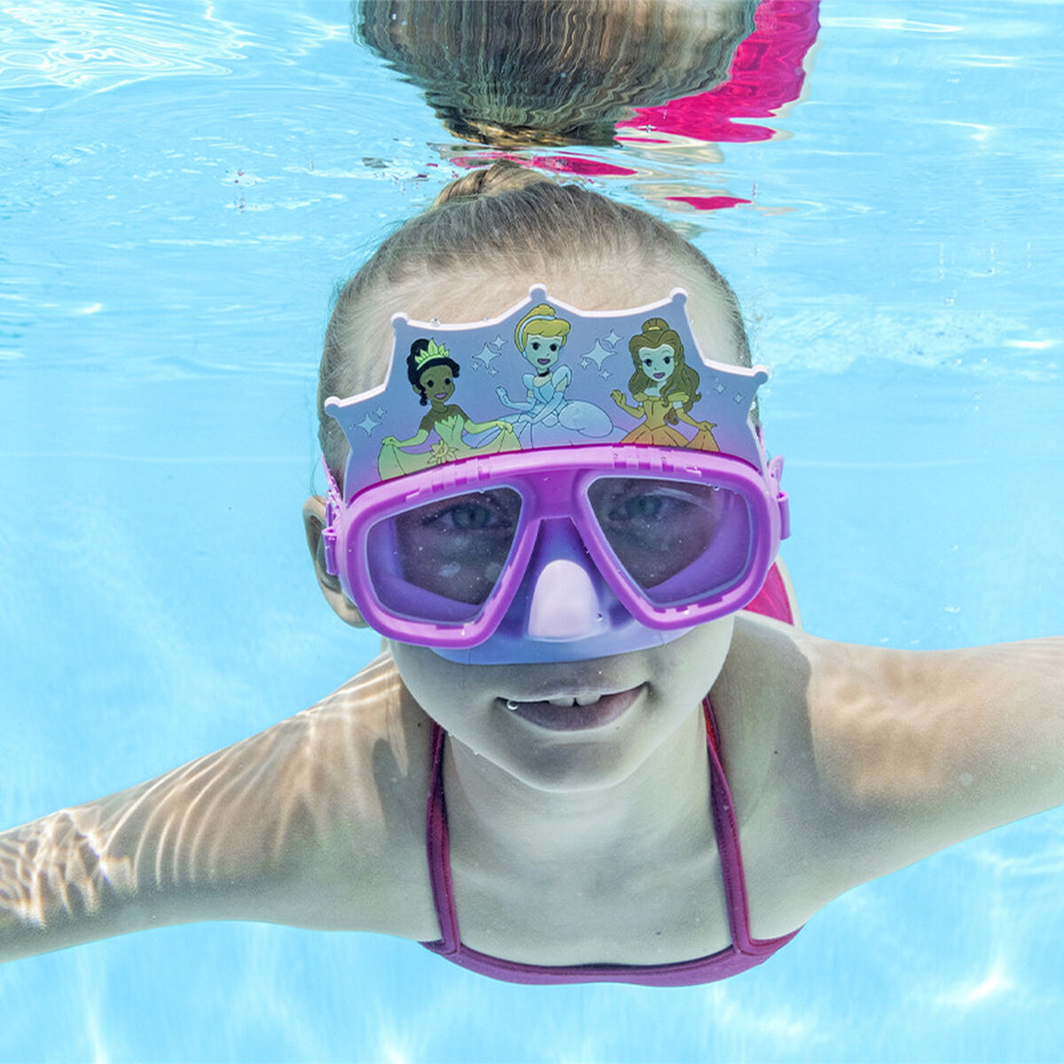 Bestway Barnmask med silikonband Prinsessor +3 år Pool och Strand 09116 - 8