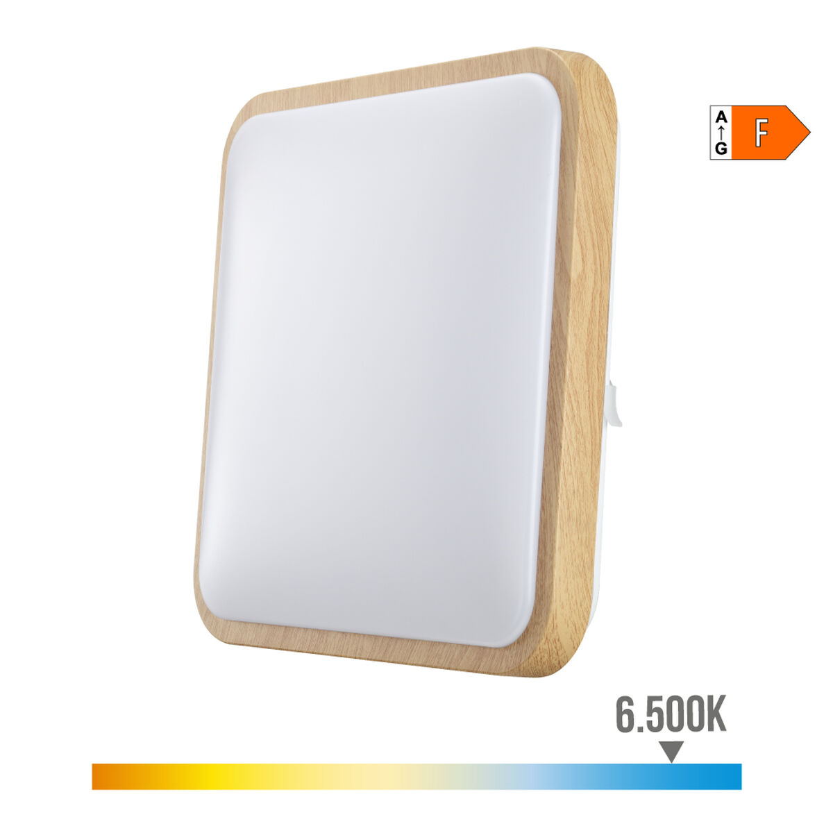 Infälld taklampa/vägglampa med LED EDM 32542 F 18 W 1820 Lm Fyrkantig Yta (6400 K) - 3