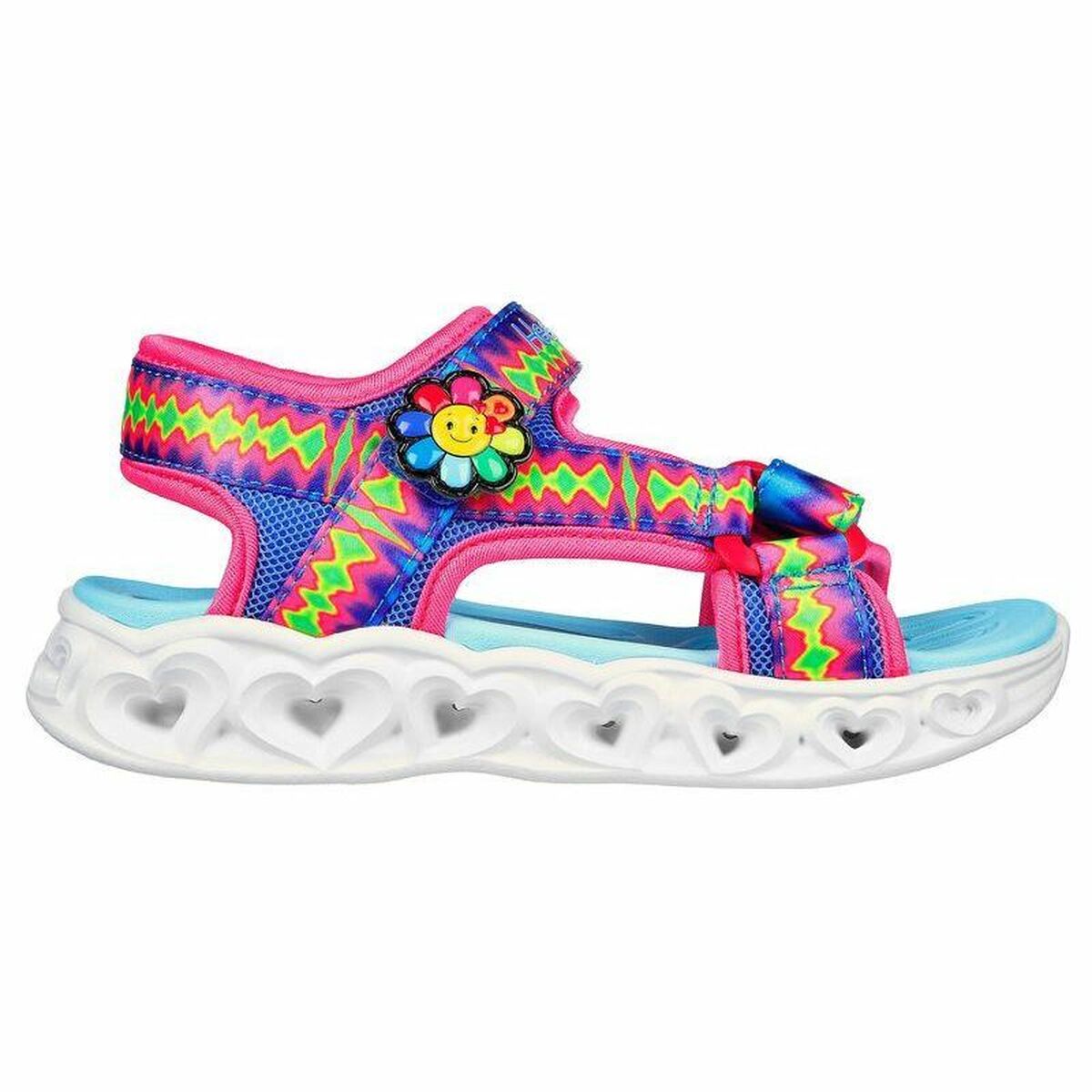 Sandaler till barn Skechers Heart Lights Rosa - 5