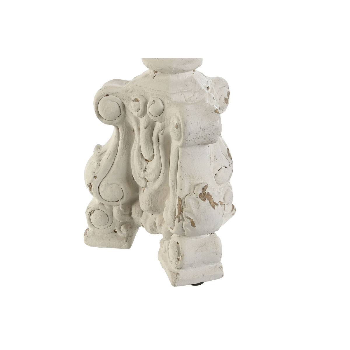 Ljusstakar Home ESPRIT Vit Harts 25 x 23 x 61 cm - 3
