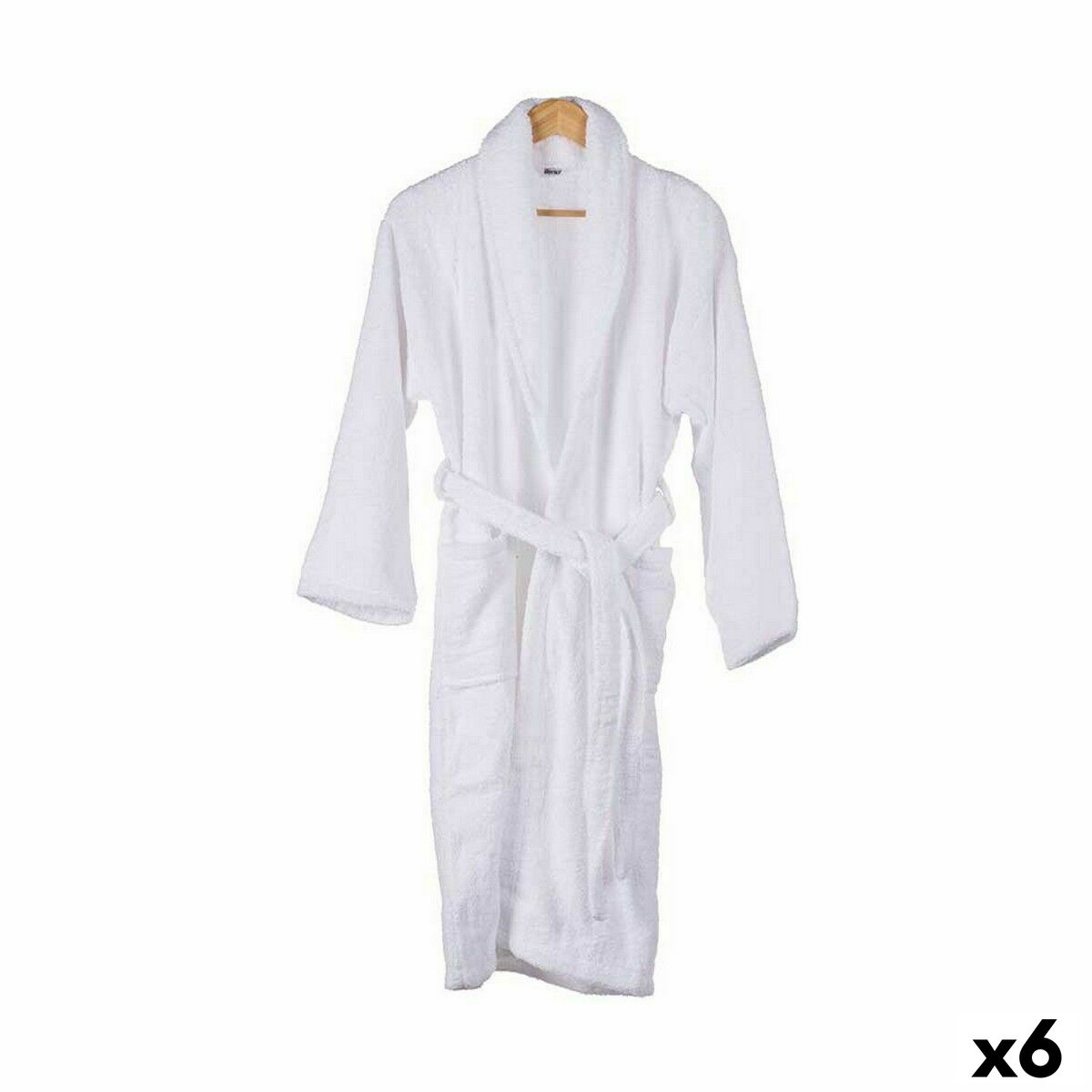 Morgonrock L/XL Vit (6 antal)