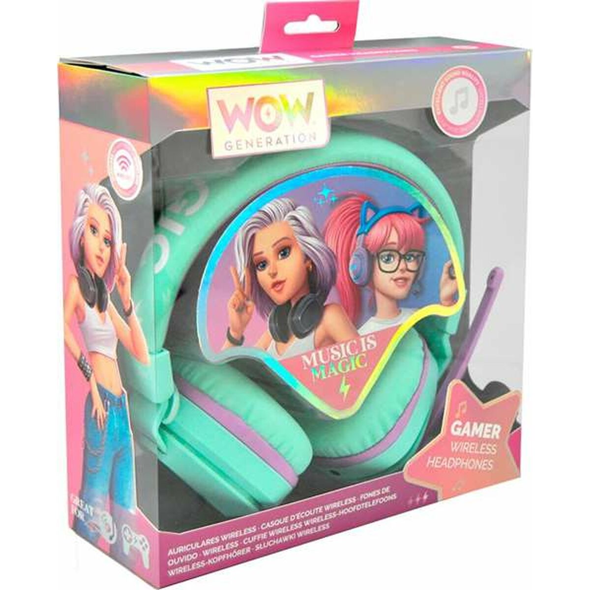 Bluetooth Hörlurar Wow Generation 26 x 22 x 6,5 cm - 7