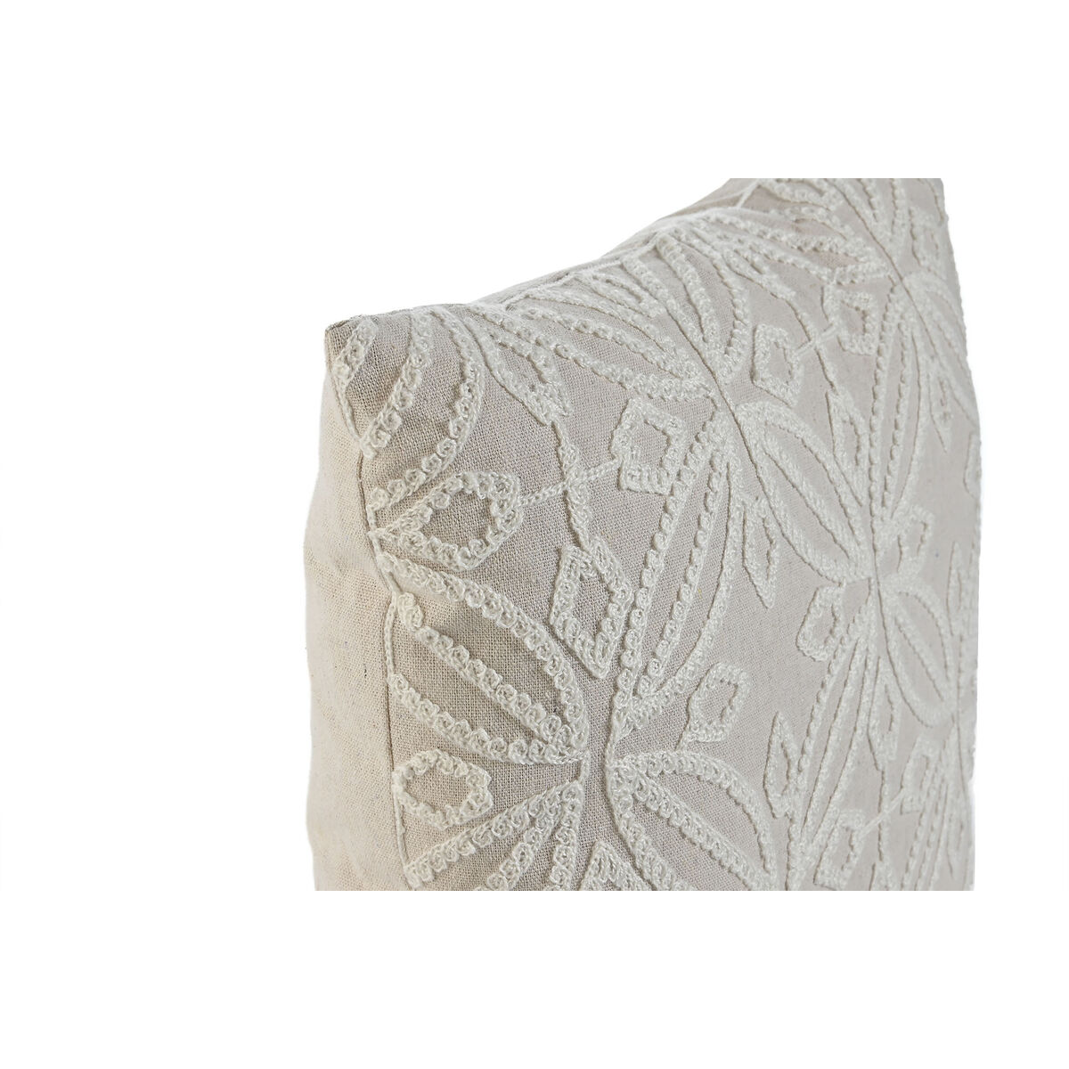 Kudde Home ESPRIT Beige Shabby Chic 45 x 45 cm - 2