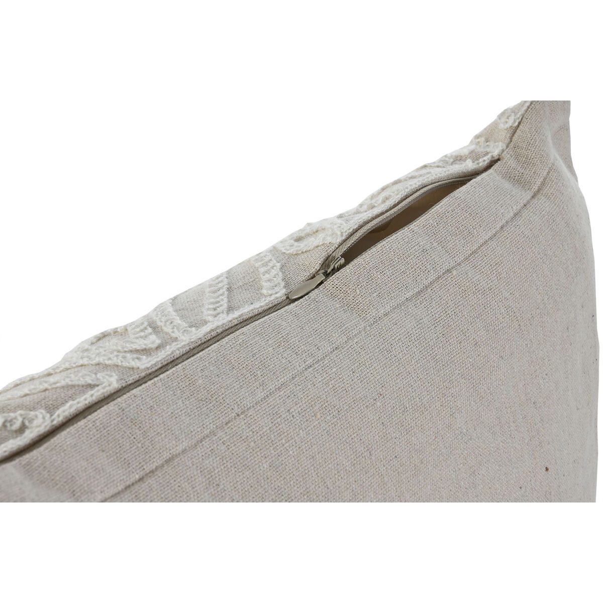 Kudde Home ESPRIT Beige Shabby Chic 45 x 45 cm - 3