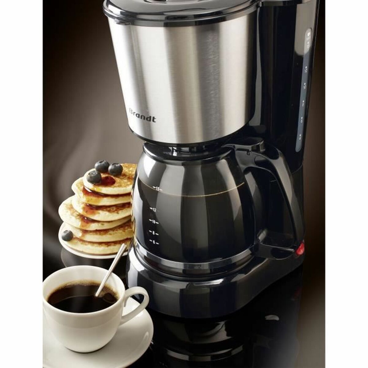 Kaffebryggare Brandt CAF815X 1,5 L - 2