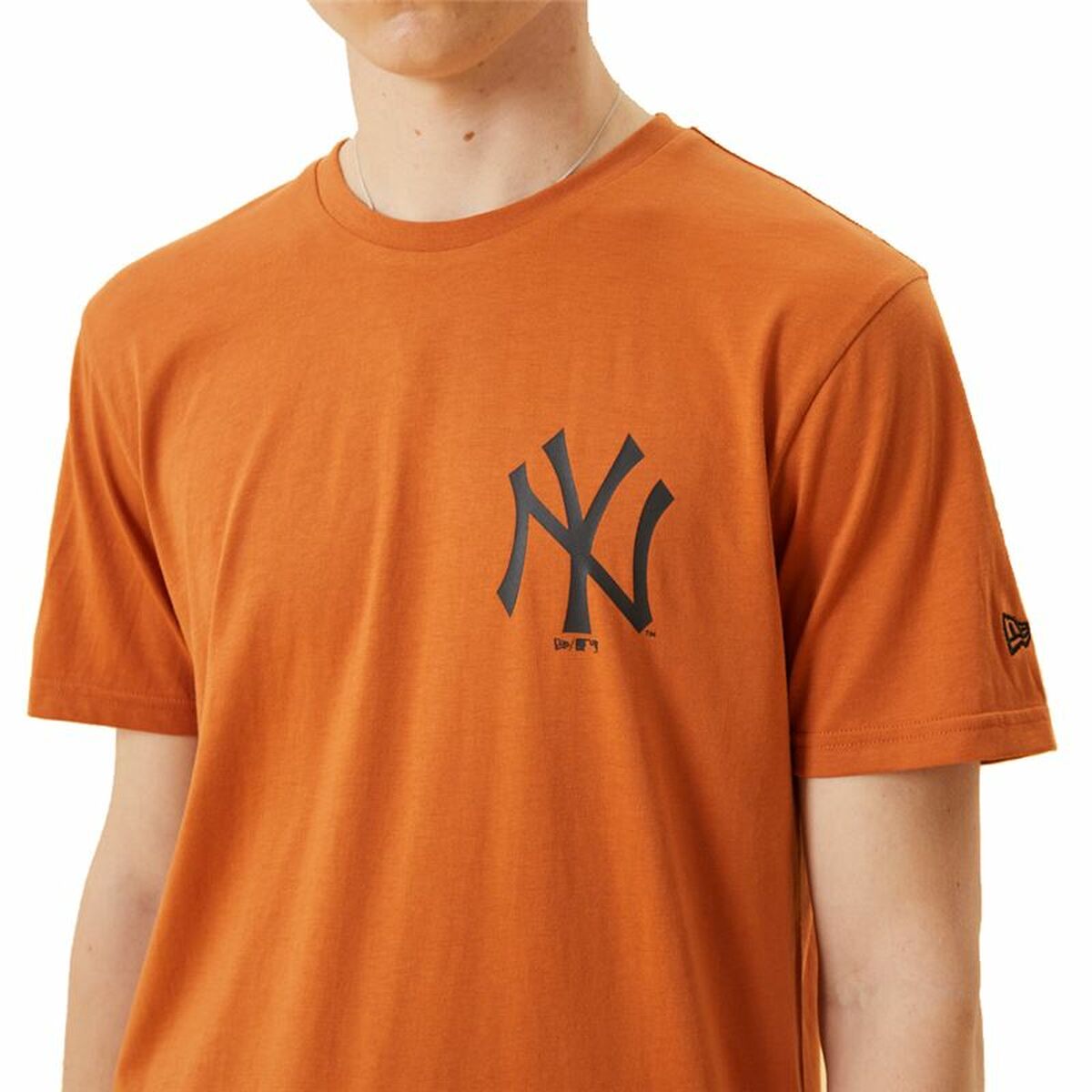Sporttröja med ärmar New Era  New York Yankees Brun - 4
