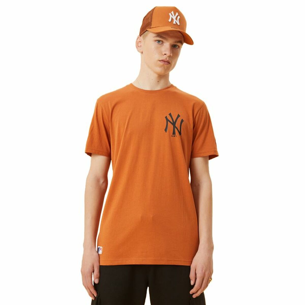Sporttröja med ärmar New Era  New York Yankees Brun
