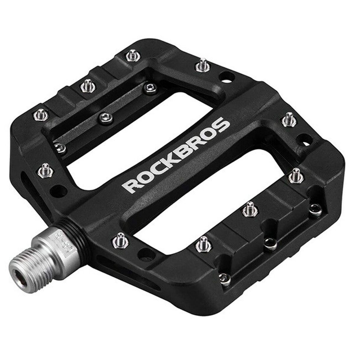 Pedaler Rockbros 2017-12CBK Svart Silvrig