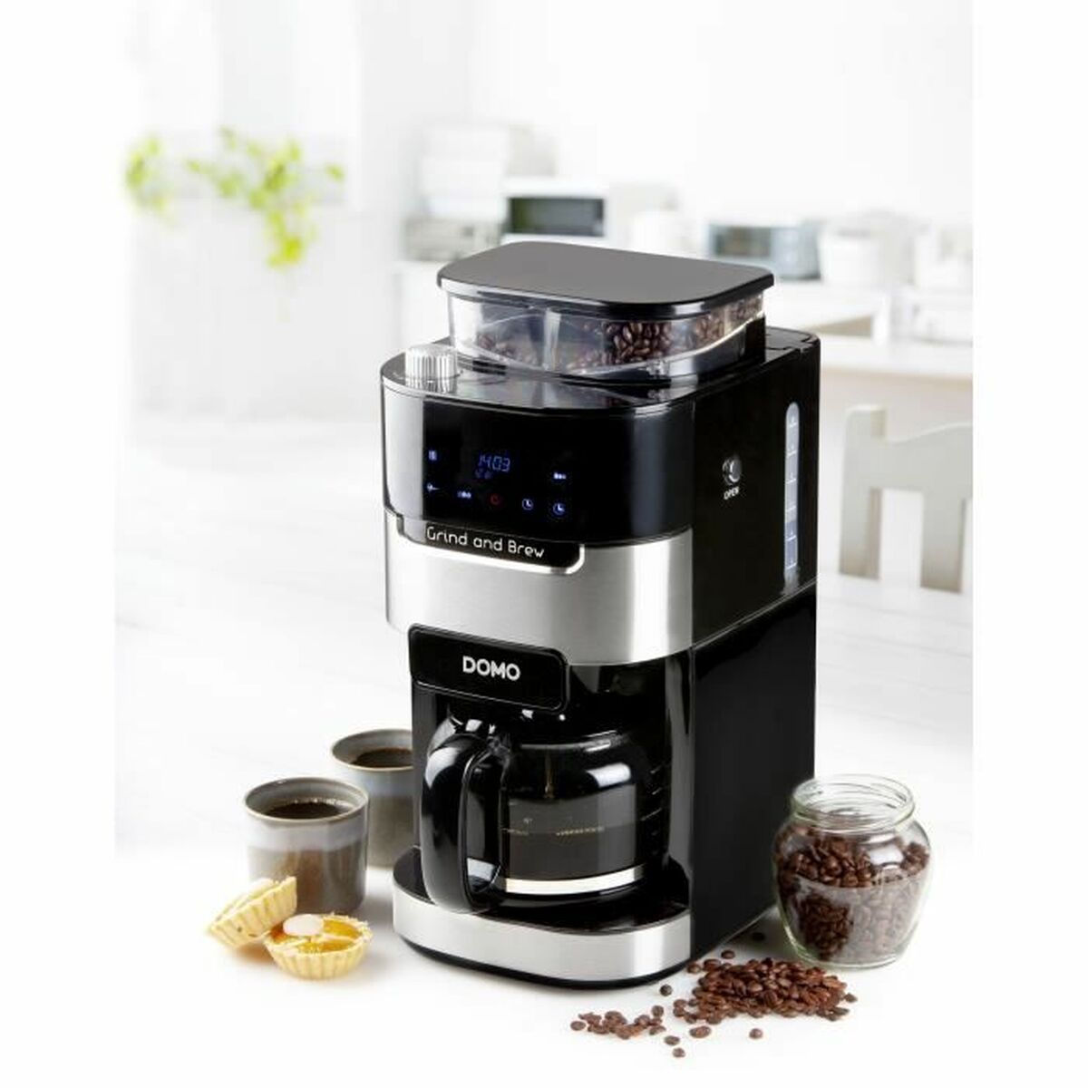Kaffebryggare DOMO DO721K 1,5 L Svart - 2