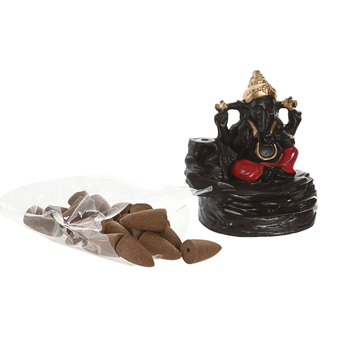 Eterisk oljebrännare Home ESPRIT Keramik Mandala Indier 13 x 8 x 12,5 cm Rökelse (6 antal) - 2