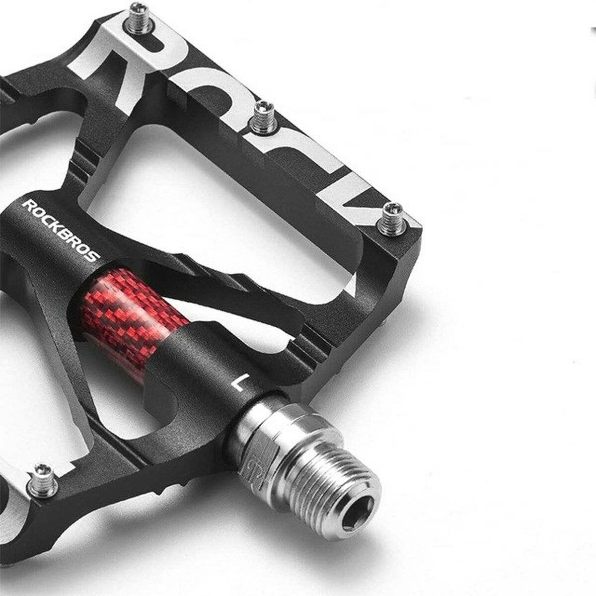 Pedaler Rockbros 37213071001 Svart Silvrig - 2
