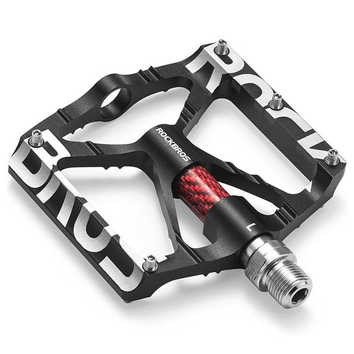 Pedaler Rockbros 37213071001 Svart Silvrig