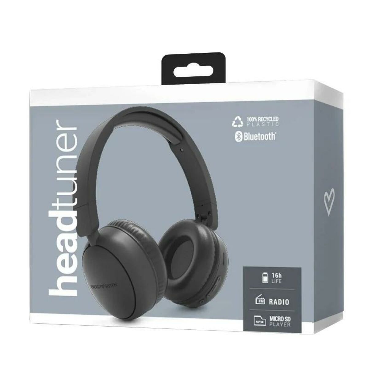 Bluetooth Hörlurar Energy Sistem 457618 Grafit - 2