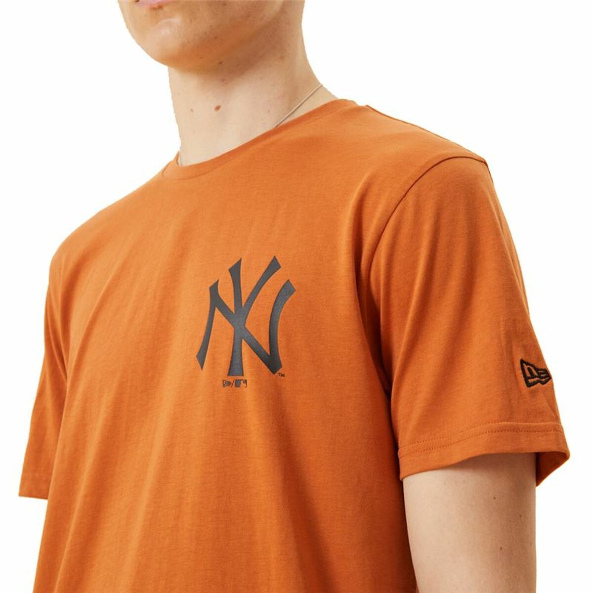 Sporttröja med ärmar New Era  New York Yankees Brun - 3