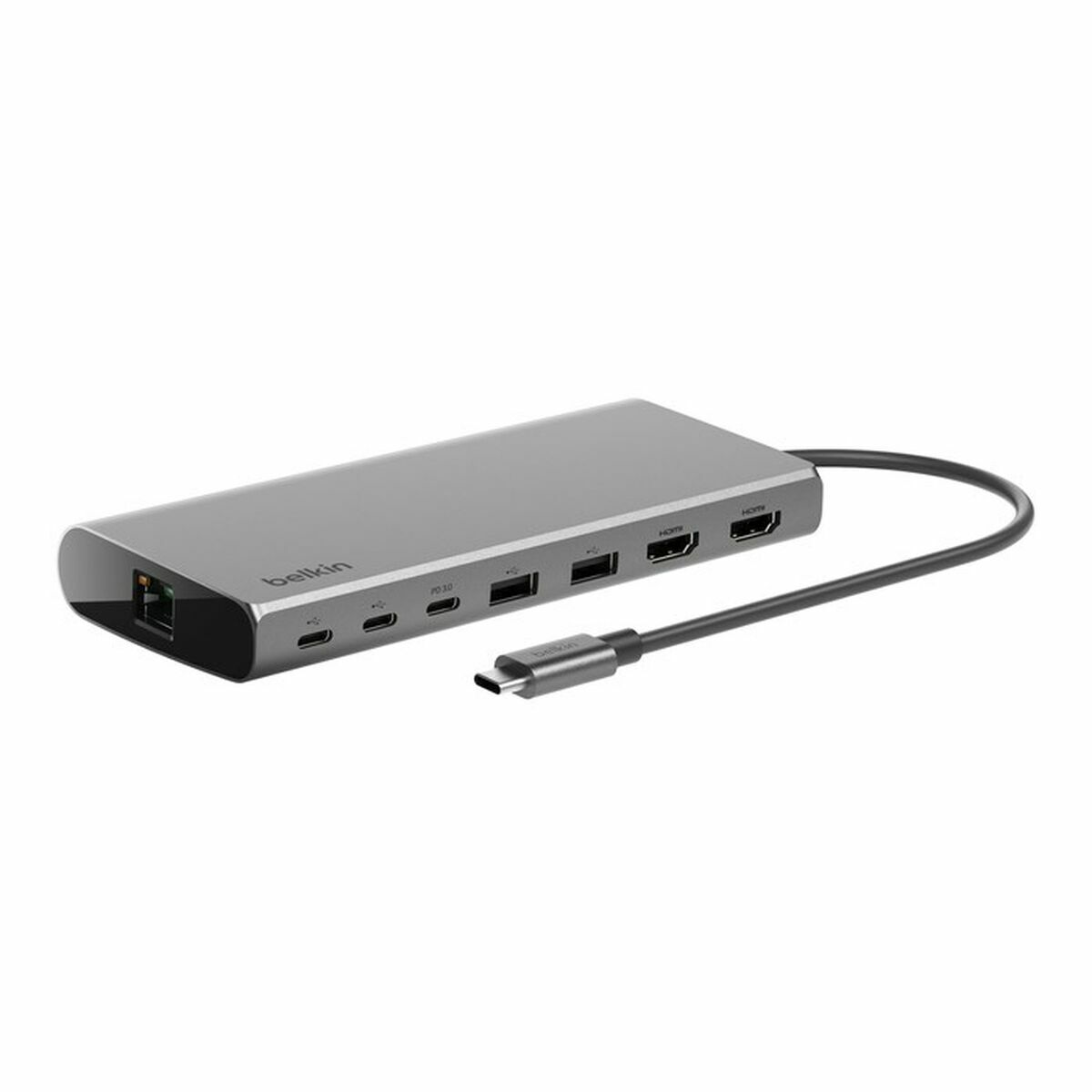 USB-HUB Belkin INC015BTSGY-CZ Grå 100 W