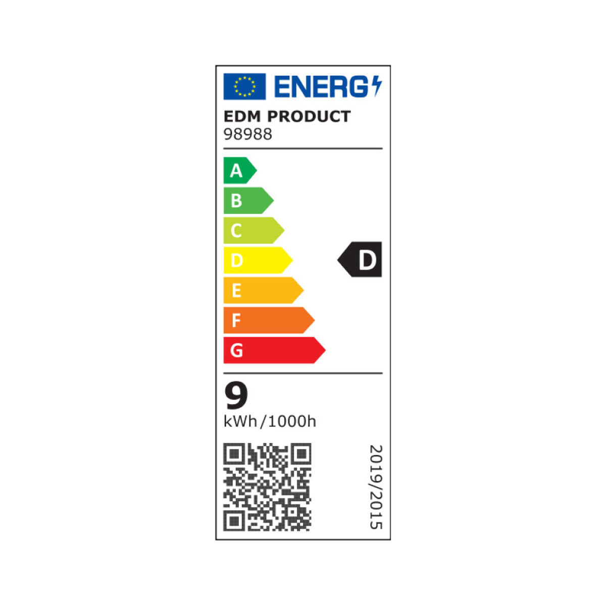 LED-lampa EDM 98988 D 85 W 9 W R7s 1100 Lm 1250 Lm Ø 1,5 x 11,8 cm Linjär (4000 K) - 4