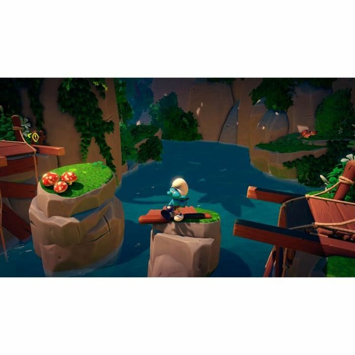 TV-spel för Switch Microids 3 in 1: Marsupilami + Les Sisters + The Smurfs: Village Party (FR) - 5