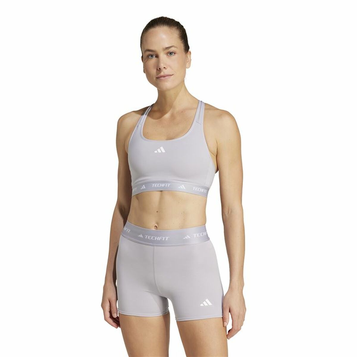 Sport-BH Adidas Techfit Grå - 3