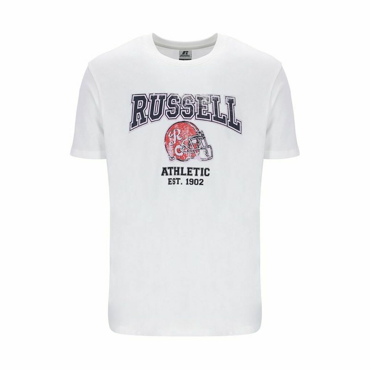 T-shirt med kortärm Russell Athletic Amt A30421 Vit Män - 4