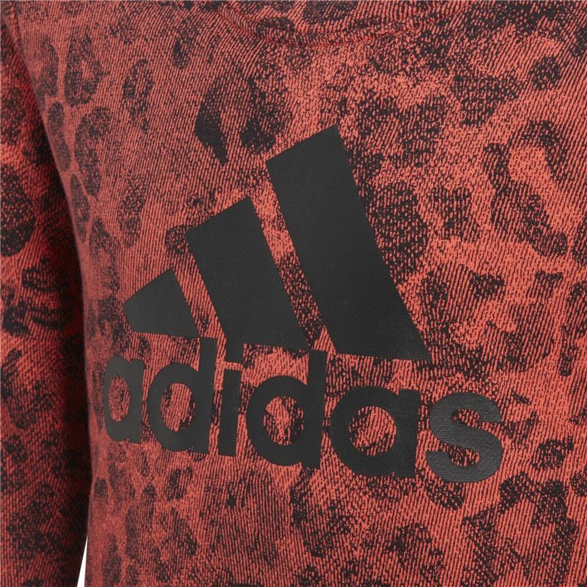 Tröja utan luva, Flickor Adidas YG Crew Röd - 4