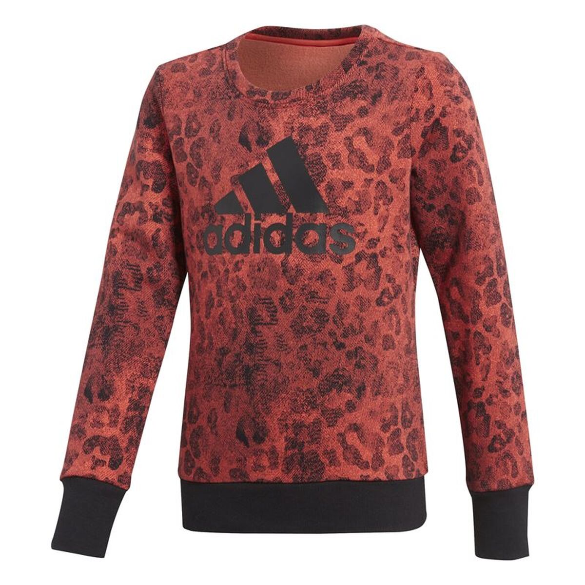 Tröja utan luva, Flickor Adidas YG Crew Röd - 7