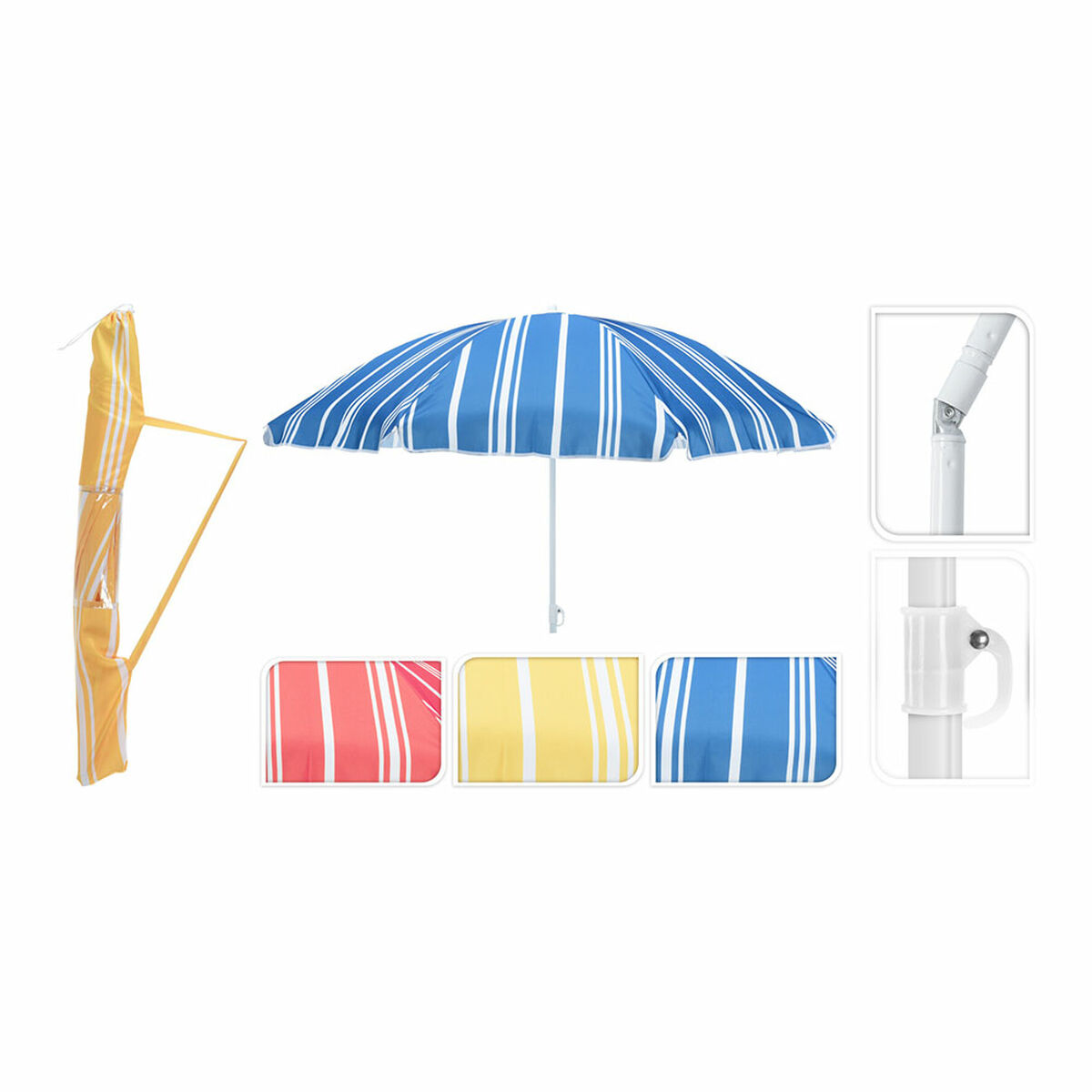 Beach umbrella Randig Ø 180 cm - 2