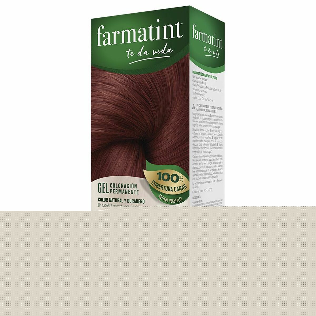 Permanent färg Farmatint 380227 4m-Castaño Caoba Nº 4m-Castano Caoba Gel (5 antal) - 2