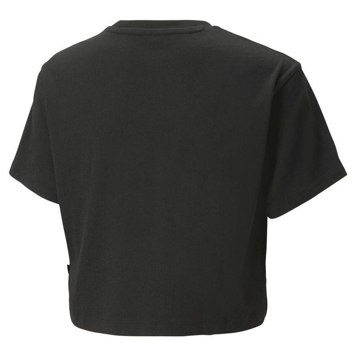 Barn T-shirt med kortärm Puma Logo Cropped  Svart - 4