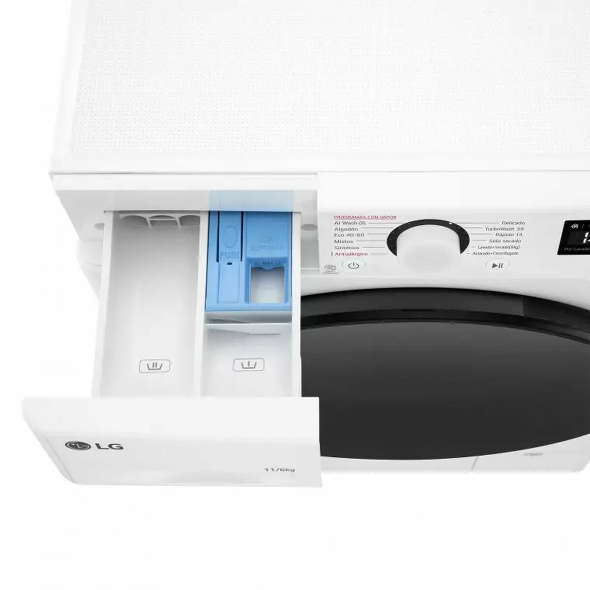 Smart Tvättmaskin-Torktumlare LG F4DR6011AGW 11 kg/6 kg 1400 rpm - 6