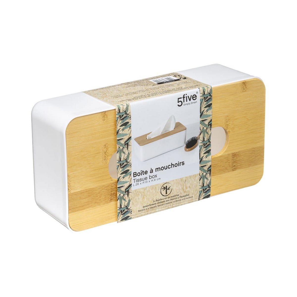Ask för näsdukar eller scarfar 5five Simply Smart Baltik 25 x 13 x 8.7 cm polypropen Vit - 6